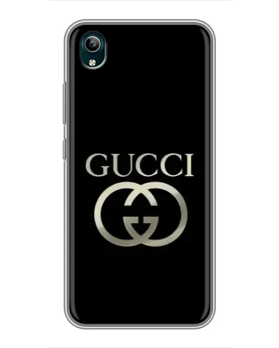 Чохол для Vivo Y1s з картинкою «Gucci — золото на чорному» Чохол для Vivo Y1s з картинкою «Gucci — золото на чорному»