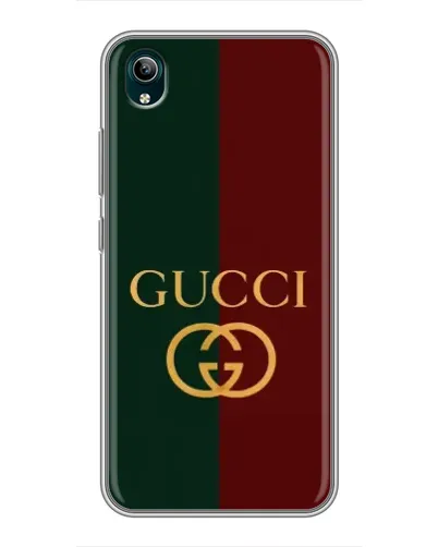 Чехол для Vivo Y1s с картинкой «Gucci — темно-зеленый градиент» Чехол для Vivo Y1s с картинкой «Gucci — темно-зеленый градиент»