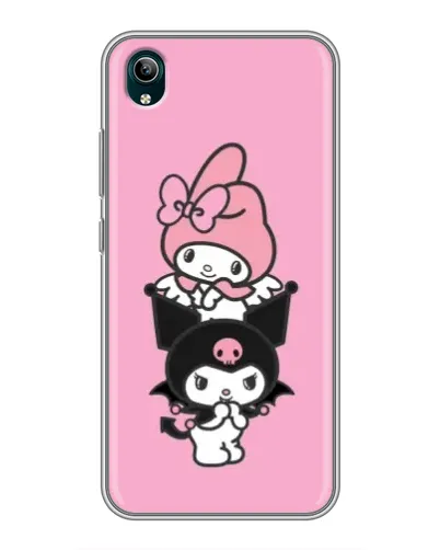 Чехол для Vivo Y1s с картинкой «My Melody и Kuromi»