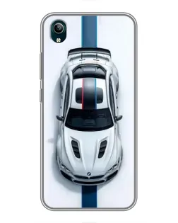 Чехол для Vivo Y1s с картинкой «Вид сверху — BMW M»