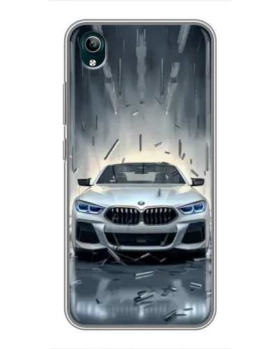 Чехол для Vivo Y1s с картинкой «BMW в свете фар» Чехол для Vivo Y1s с картинкой «BMW в свете фар»