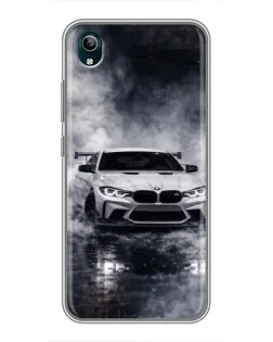 Чехол для Vivo Y1s с картинкой «BMW сквозь туман»