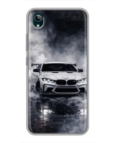 Чехол для Vivo Y1s с картинкой «BMW сквозь туман» Чехол для Vivo Y1s с картинкой «BMW сквозь туман»