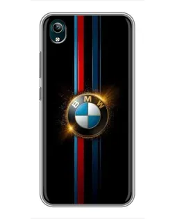 Чехол для Vivo Y1s с картинкой «BMW M-Power неон»