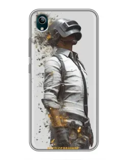 Чохол для Vivo Y1s з картинкою «PUBG — боєць у пилу»