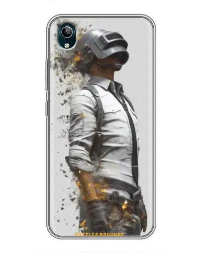 Чохол для Vivo Y1s з картинкою «PUBG — боєць у пилу» Чохол для Vivo Y1s з картинкою «PUBG — боєць у пилу»
