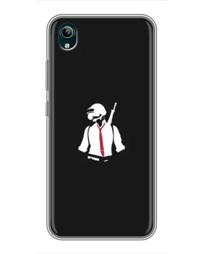 Чохол для Vivo Y1s з картинкою «PUBG — силует воїна» Чохол для Vivo Y1s з картинкою «PUBG — силует воїна»