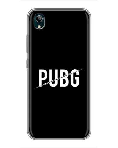 Чохол для Vivo Y1s з картинкою «PUBG — білий логотип» Чохол для Vivo Y1s з картинкою «PUBG — білий логотип»