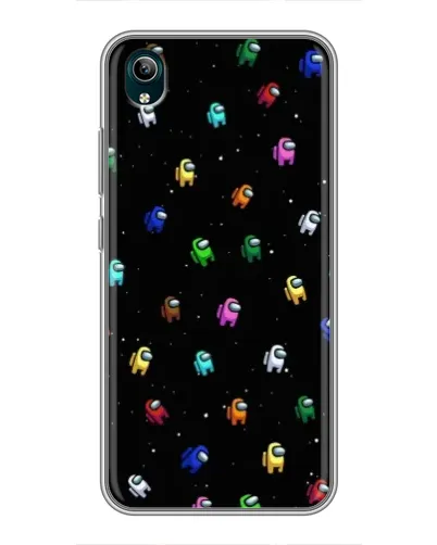 Чехол для Vivo Y1s с картинкой «Экипаж Among Us»