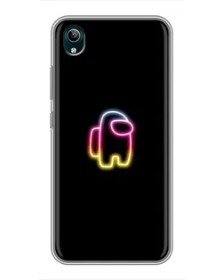 Чехол для Vivo Y1s с картинкой «Among Us градиент»