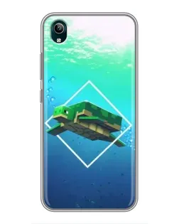 Чохол для Vivo Y1s з картинкою «Черепаха Minecraft» Чохол для Vivo Y1s з картинкою «Черепаха Minecraft»