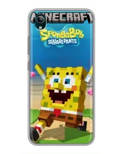 Чохол для Vivo Y1s з картинкою «Губка Боб Minecraft» Чохол для Vivo Y1s з картинкою «Губка Боб Minecraft»