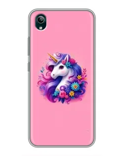 Чехол для Vivo Y1s с картинкой «Сказочный единорог»