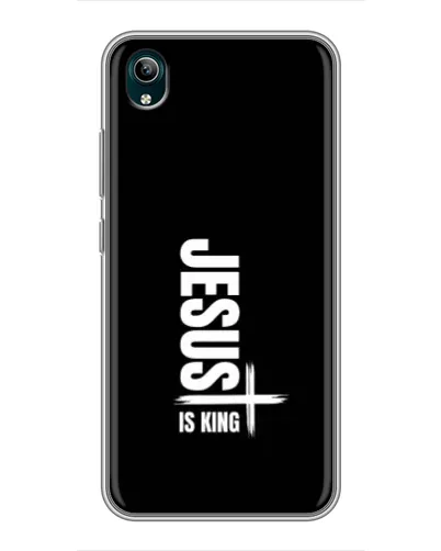 Чехол для Vivo Y1s с картинкой «Вертикаль веры Jesus»
