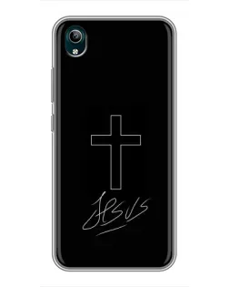 Чохол для Vivo Y1s з картинкою «Графічний хрест Jesus» Чохол для Vivo Y1s з картинкою «Графічний хрест Jesus»