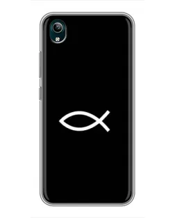 Чохол для Vivo Y1s з картинкою «Символ риби Jesus» Чохол для Vivo Y1s з картинкою «Символ риби Jesus»