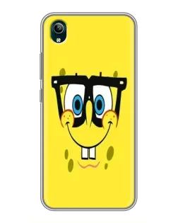 Чохол для Vivo Y1s з картинкою «Мінімалістичний Спанч Боб»