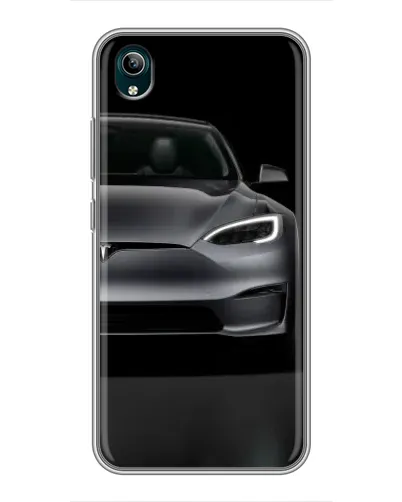 Чехол для Vivo Y1s с картинкой «Tesla Model S Look» Чехол для Vivo Y1s с картинкой «Tesla Model S Look»