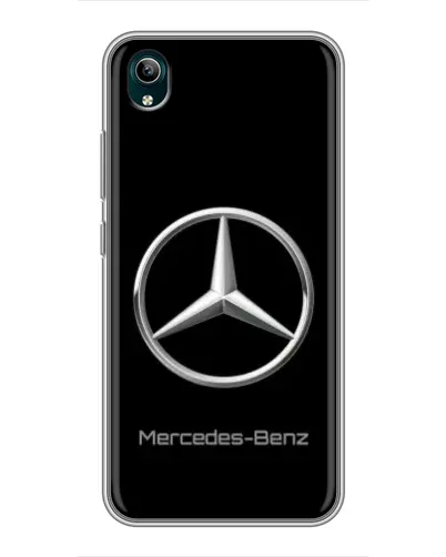 Чехол для Vivo Y1s с картинкой «Mercedes Silver Logo»