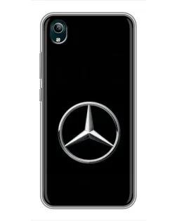 Чехол для Vivo Y1s с картинкой «Mercedes классический лого»