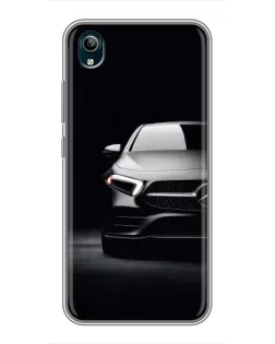Чехол для Vivo Y1s с картинкой «Свет фар Mercedes»