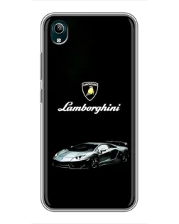 Чехол для Vivo Y1s с картинкой «Логотип Lamborghini классика»