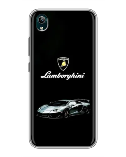 Чехол для Vivo Y1s с картинкой «Логотип Lamborghini классика»