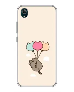 Чехол для Vivo Y1s с картинкой «Пушин на шариках»