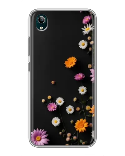 Чехол для Vivo Y1s с картинкой «Цветочная композиция»