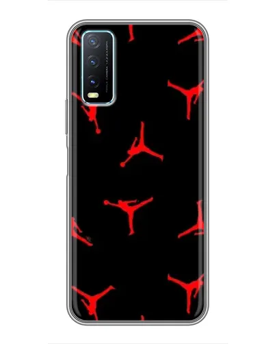 Чехол для Vivo Y20 с картинкой «Jordan Red Pattern» Чехол для Vivo Y20 с картинкой «Jordan Red Pattern»