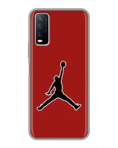 Чехол для Vivo Y20 с картинкой «Jordan Red Back» Чехол для Vivo Y20 с картинкой «Jordan Red Back»