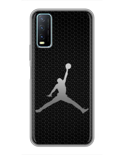 Чехол для Vivo Y20 с картинкой «Jordan Dark Carbon» Чехол для Vivo Y20 с картинкой «Jordan Dark Carbon»