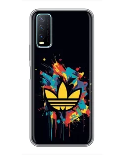 Чехол для Vivo Y20 с картинкой «Adidas Splash» Чехол для Vivo Y20 с картинкой «Adidas Splash»