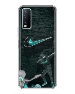 Чехол для Vivo Y20 с картинкой «Спортивный арт Nike» Чехол для Vivo Y20 с картинкой «Спортивный арт Nike»