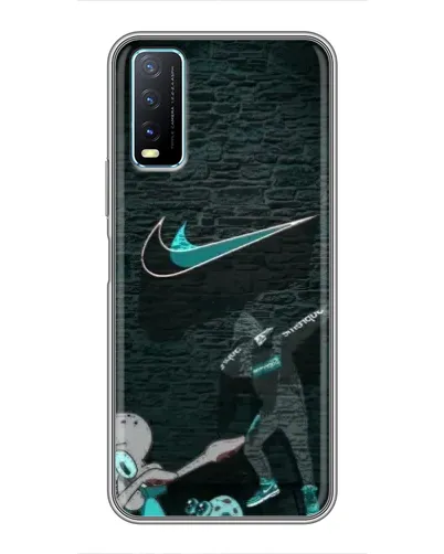 Чехол для Vivo Y20 с картинкой «Спортивный арт Nike»