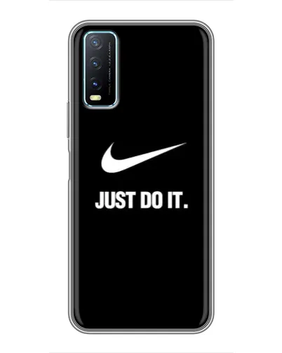 Чехол для Vivo Y20 с картинкой «Классический принт Nike»