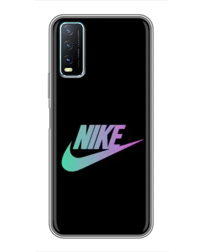 Чехол для Vivo Y20 с картинкой «Nike — городская ночь»