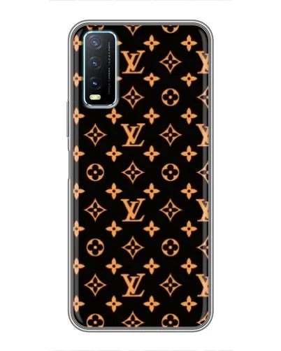 Чехол для Vivo Y20 с картинкой «Золотая монограмма LV» Чехол для Vivo Y20 с картинкой «Золотая монограмма LV»