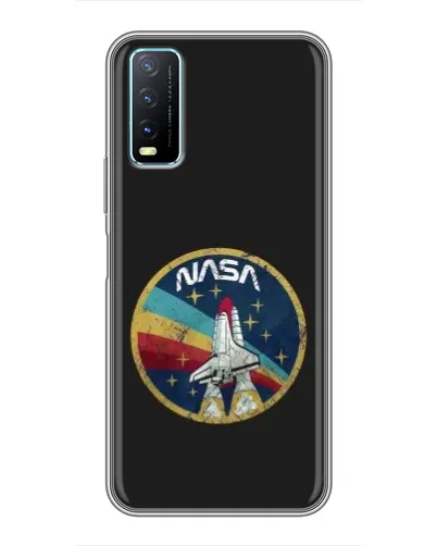 Чехол для Vivo Y20 с картинкой «NASA — эмблема миссии» Чехол для Vivo Y20 с картинкой «NASA — эмблема миссии»
