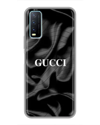 Чехол для Vivo Y20 с картинкой «Gucci — шелковые волны»