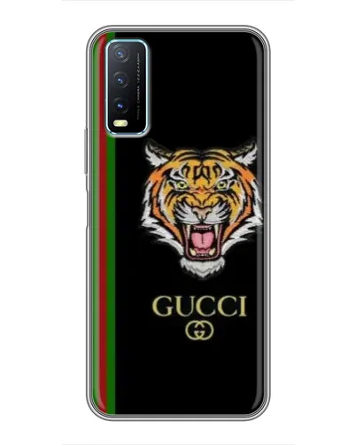 Чехол для Vivo Y20 с картинкой «Тигр Gucci»