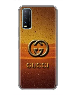 Чехол для Vivo Y20 с картинкой «Gucci — солнечный градиент»