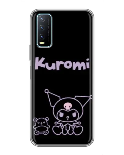 Чехол для Vivo Y20 с картинкой «Kuromi — черный минимализм» Чехол для Vivo Y20 с картинкой «Kuromi — черный минимализм»