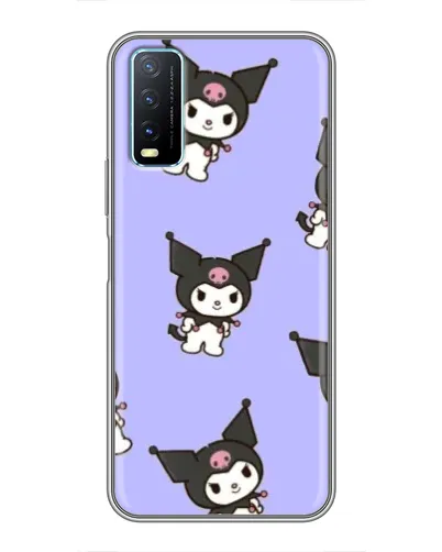 Чехол для Vivo Y20 с картинкой «Паттерн с Kuromi» Чехол для Vivo Y20 с картинкой «Паттерн с Kuromi»