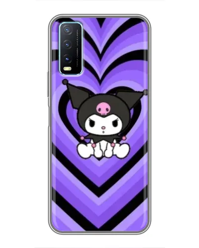 Чехол для Vivo Y20 с картинкой «Kuromi и фиолетовые сердца» Чехол для Vivo Y20 с картинкой «Kuromi и фиолетовые сердца»