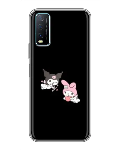 Чехол для Vivo Y20 с картинкой «My Melody и Kuromi» Чехол для Vivo Y20 с картинкой «My Melody и Kuromi»