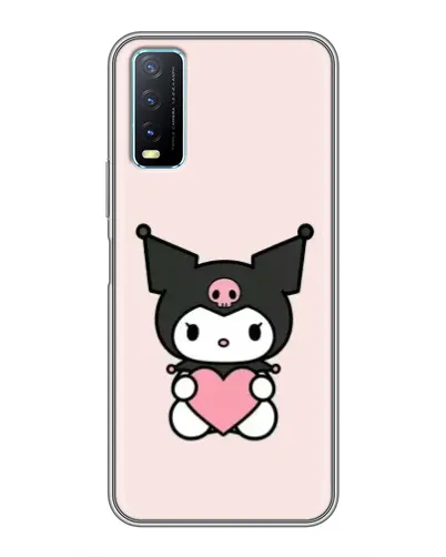 Чехол для Vivo Y20 с картинкой «Kuromi и сердце» Чехол для Vivo Y20 с картинкой «Kuromi и сердце»