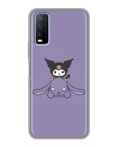 Чехол для Vivo Y20 с картинкой «Kuromi на лиловом фоне» Чехол для Vivo Y20 с картинкой «Kuromi на лиловом фоне»