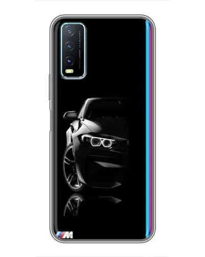 Чехол для Vivo Y20 с картинкой «Силуэт BMW в темноте» Чехол для Vivo Y20 с картинкой «Силуэт BMW в темноте»