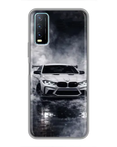 Чехол для Vivo Y20 с картинкой «BMW сквозь туман» Чехол для Vivo Y20 с картинкой «BMW сквозь туман»